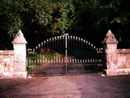 Restored iron gates
