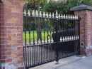 Restored iron gates